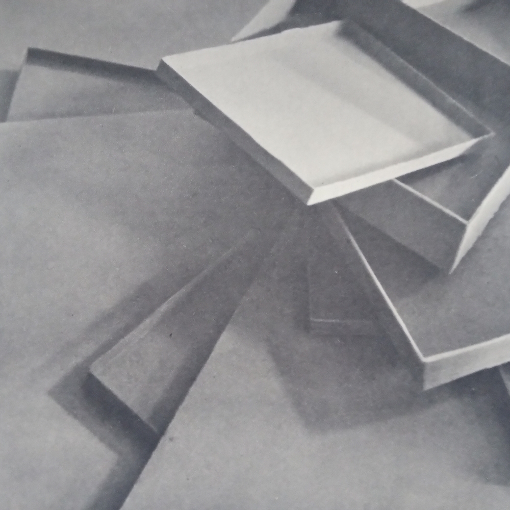 Antique Abstract Gray Art Print